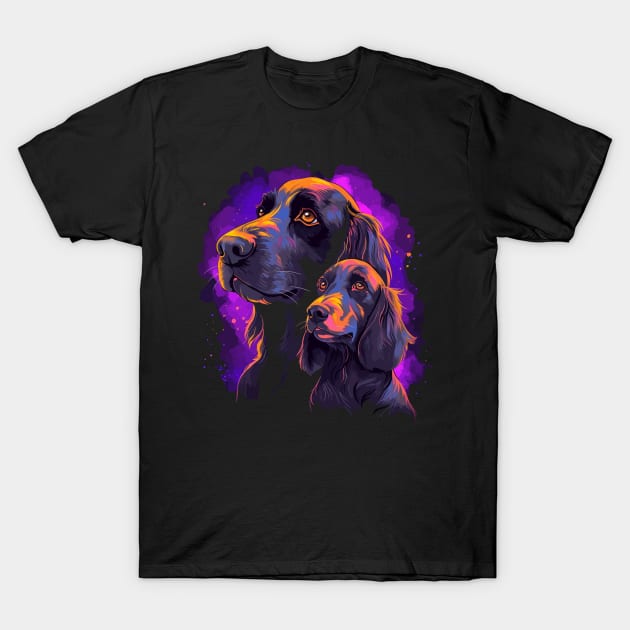 Field Spaniel Fathers Day T-Shirt by JH Mart